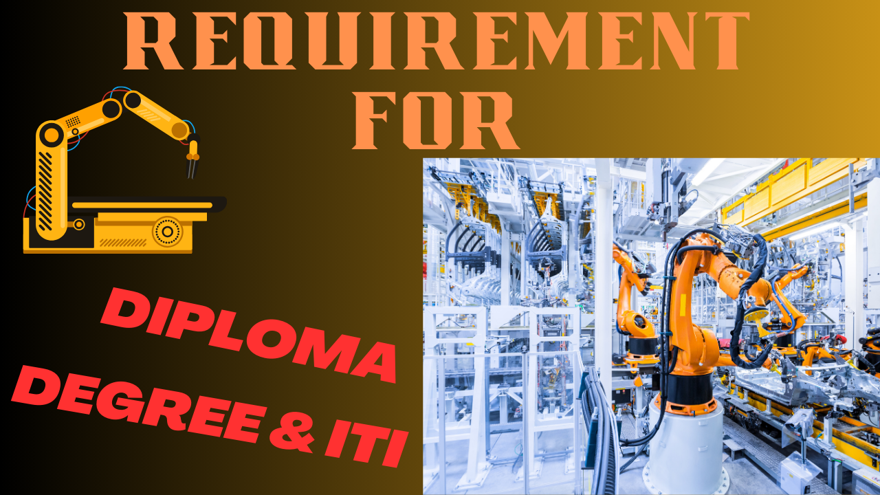 Requirement for Production & Assymbly Line